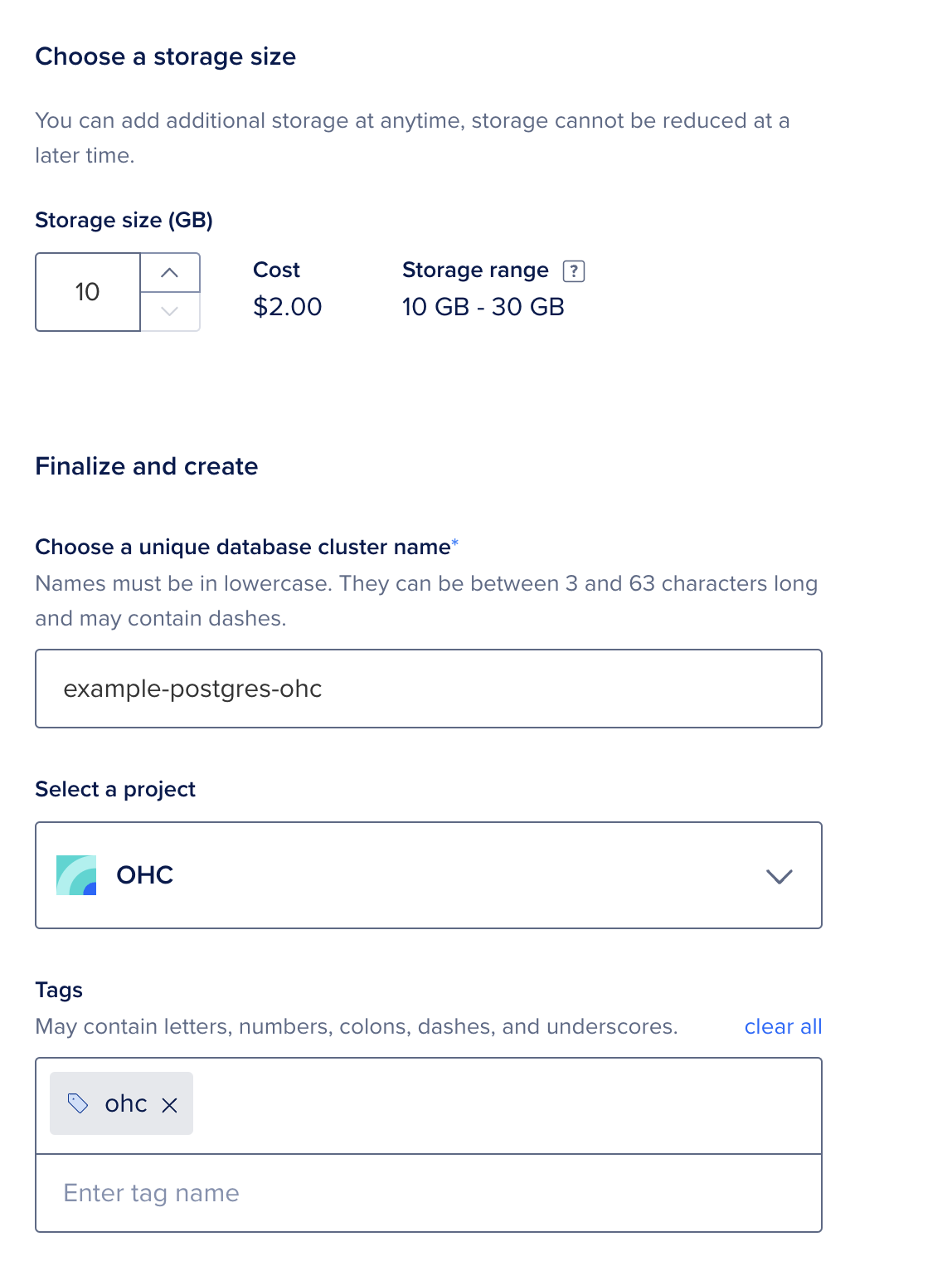 Navigate to Databases