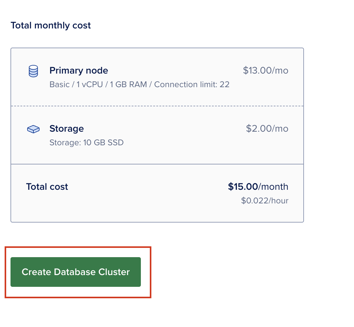 Create Database