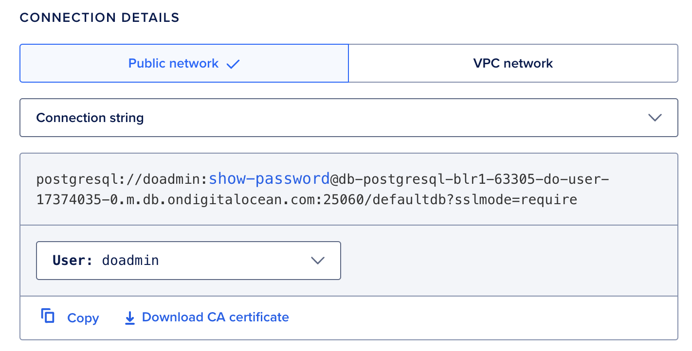 Connection String